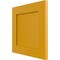 Ekena Millwork 12"W x 12"H True Fit PVC Flat Panel Shutters Sample, Turmeric SAMPLE-TFPFPTU - alternate 5
